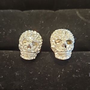 Sparkling Skull Cufflinks